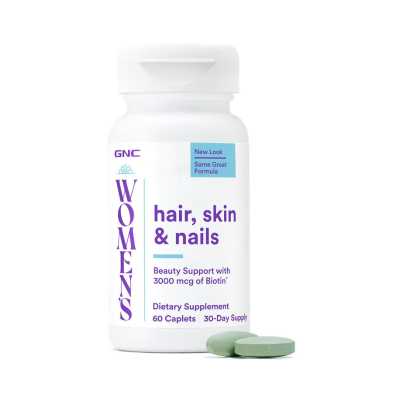 Formula pentru par, piele si unghii GNC Women's Hair, Skin & Nails Formula, 60 Tb