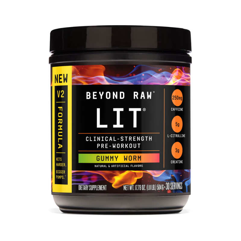 Pre-workout GNC Beyond Raw Lit V2, Cu Aroma De Jeleuri, 504 G