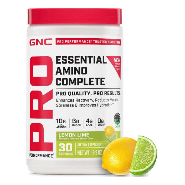 Aminoacizi cu aroma de lemon lime GNC Pro Performance Essential Amino Complete, 462 Gr