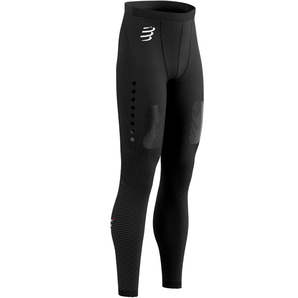 Pantaloni compresie alergare barbati Compressport Winter Trail Under Control