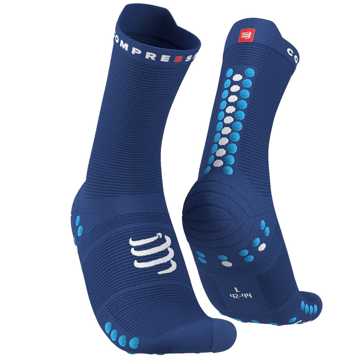 Sosete compresie alergare Compressport Pro Racing V4.0 Run High