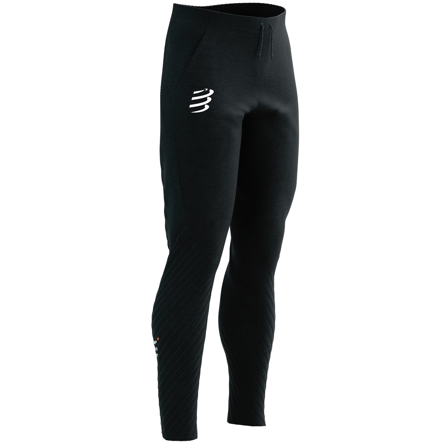 Pantaloni alergare Compressport Seamless-Negru-M