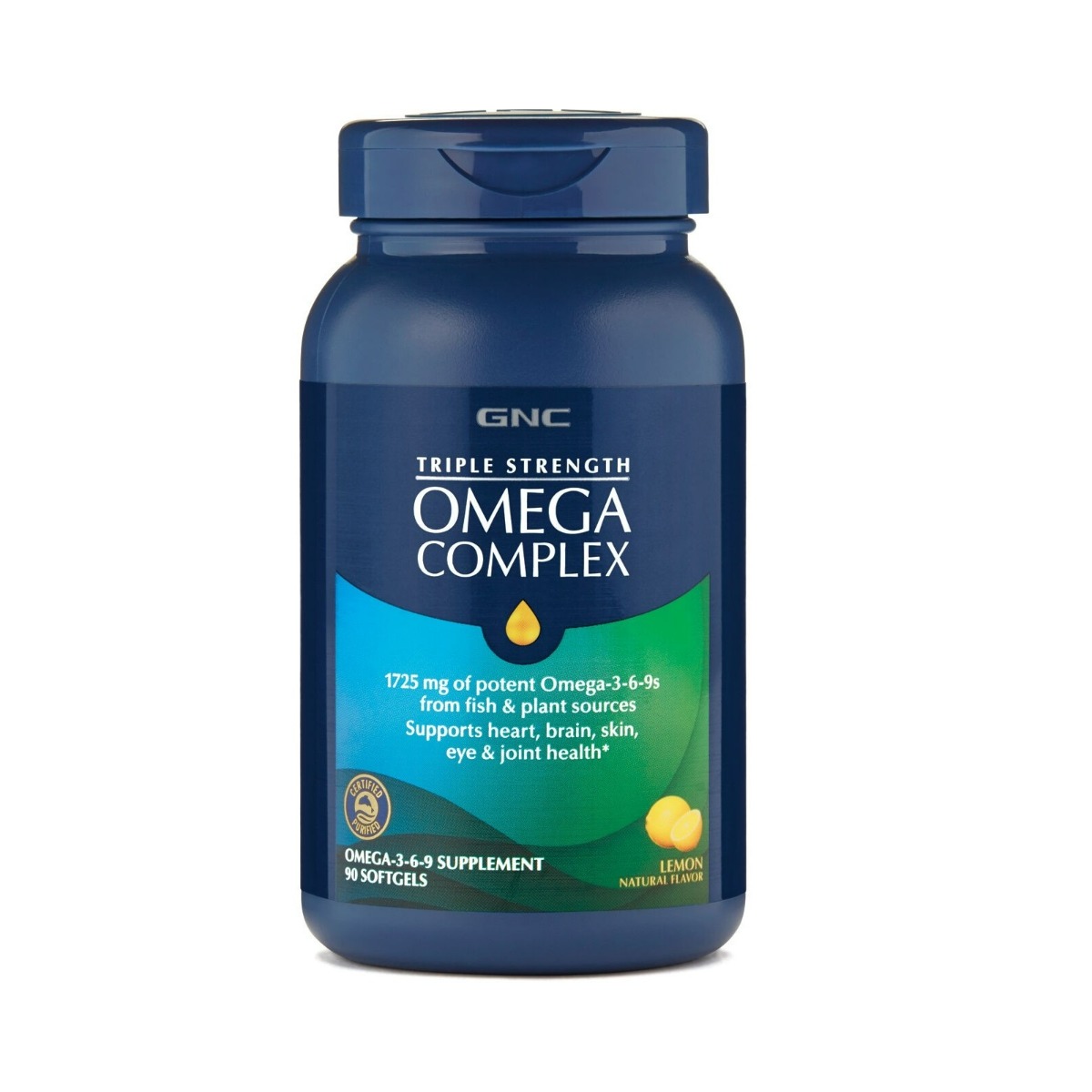 Supliment alimentar GNC Acizi Grasi Omega-3-6-9, 90 CPS