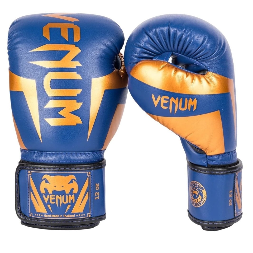 Manusi box Venum Elite - Special Edition-Albastru/Auriu-10 oz