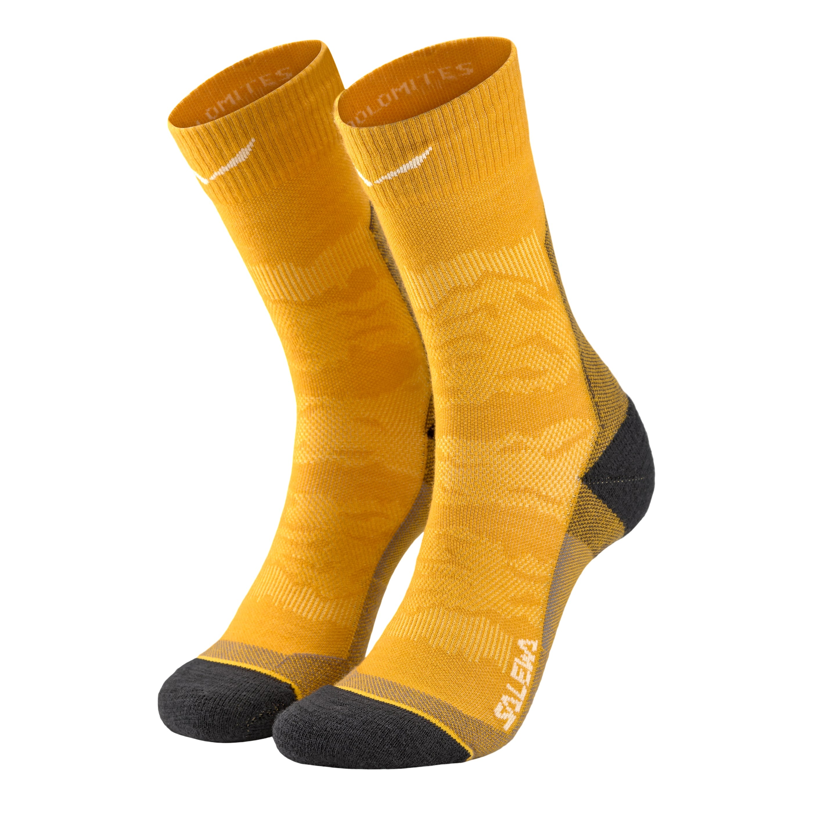 Sosete barbati Salewa Ortles Merino Crew-Auriu-39-41