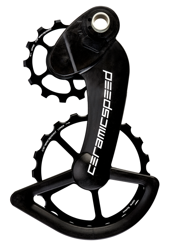 Patina schimbator cu rotite CeramicSpeed Campagnolo 11s EPS & Mechanical-Negru