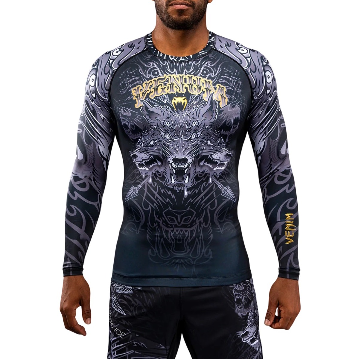 Bluza compresie barbati Venum Wolf Atak