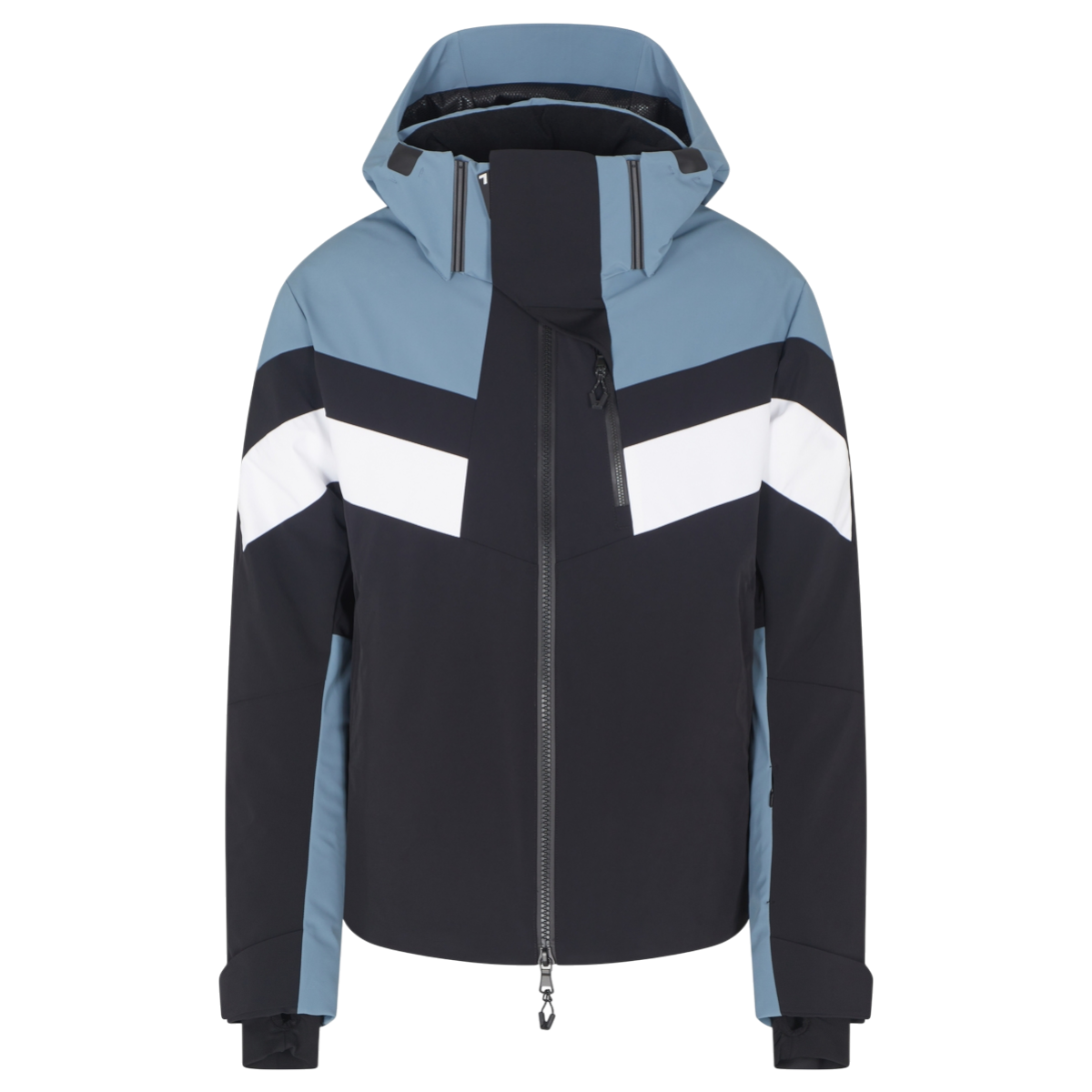 Jacheta schi barbati EA7 Emporio Armani Cortina Colorblock-Albastru/Alb/Negru-S