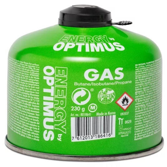 Butelie cu valva Optimus Gas 230g