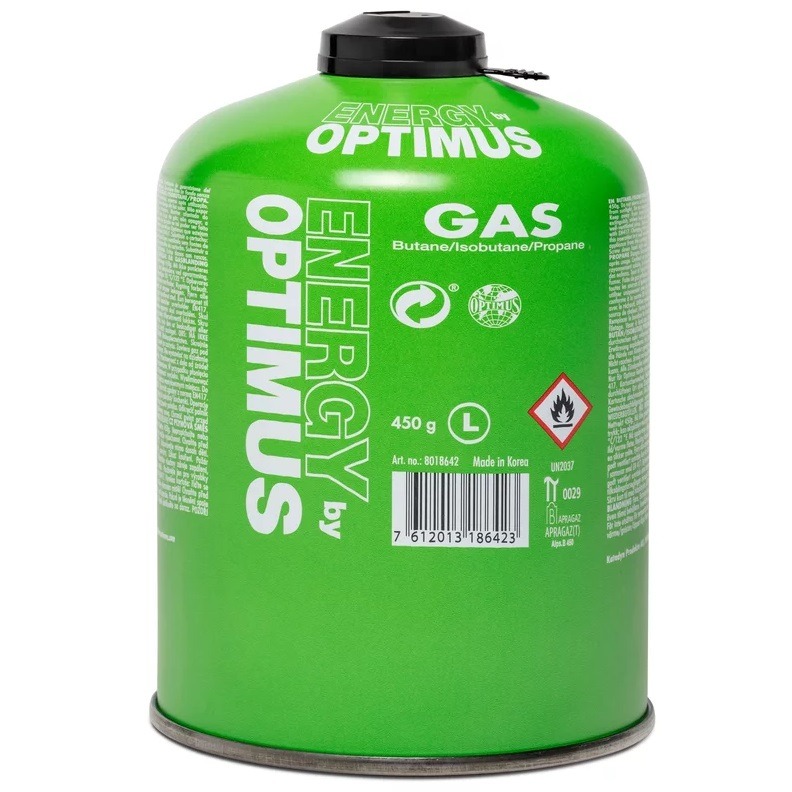 Butelie cu valva Optimus Gas 450g