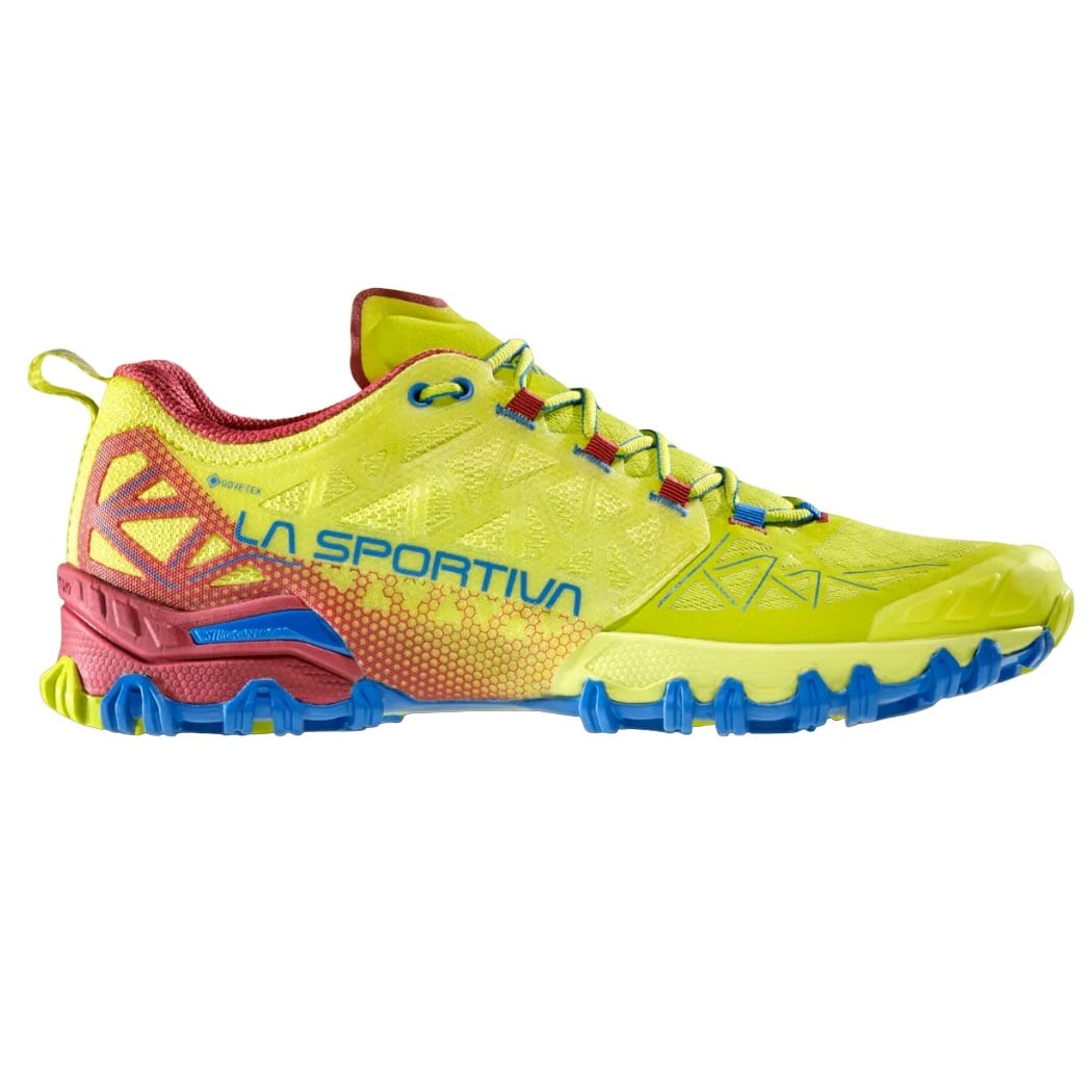 Pantofi alergare trail barbati La Sportiva Bushido II GTX-Lime/Rosu-41