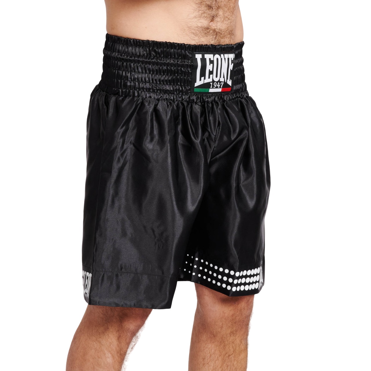 Sort satin box Leone-Negru-S