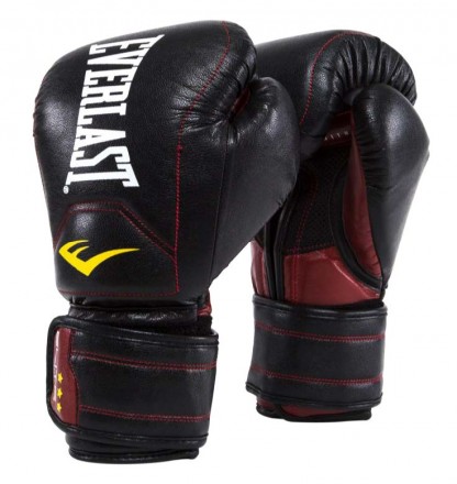 Manusi box Everlast Elite Muay Thai-Negru-14 oz