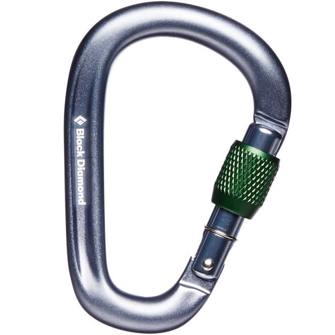 Carabiniera cu filet Black Diamond PearLock-Argintiu
