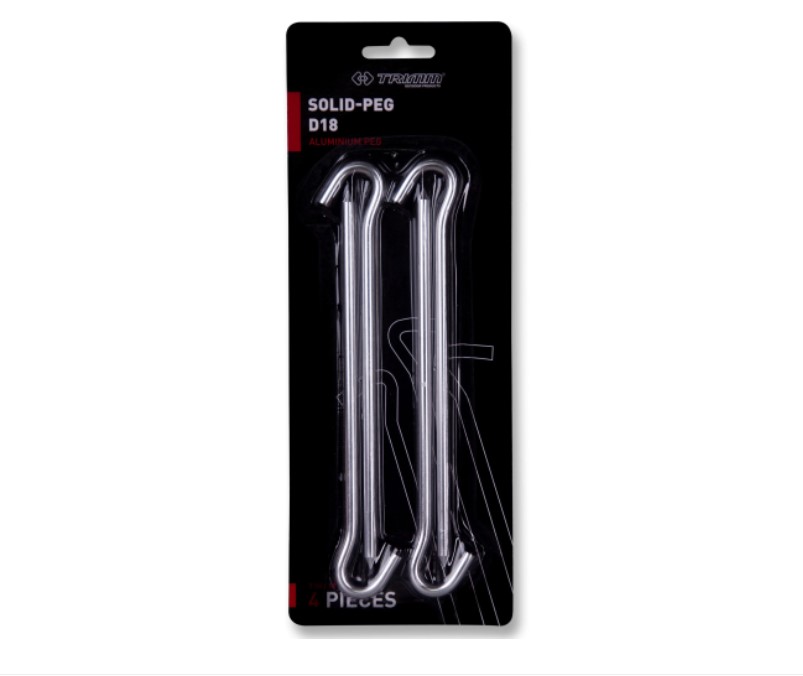 Cuie cort Trimm Solid-Peg D18 4 Bucati