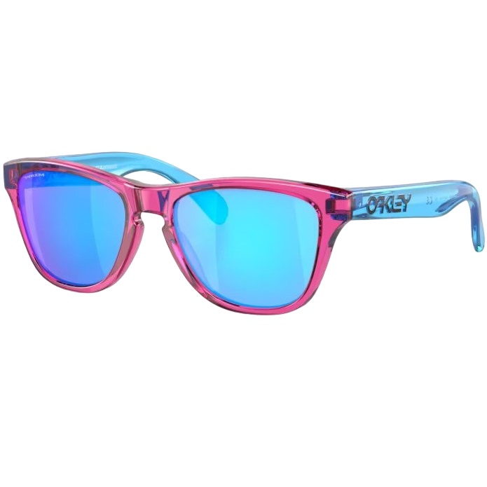 Ochelari de soare copii Oakley Frogskins XXS Acid Pink / Prizm Sapphire