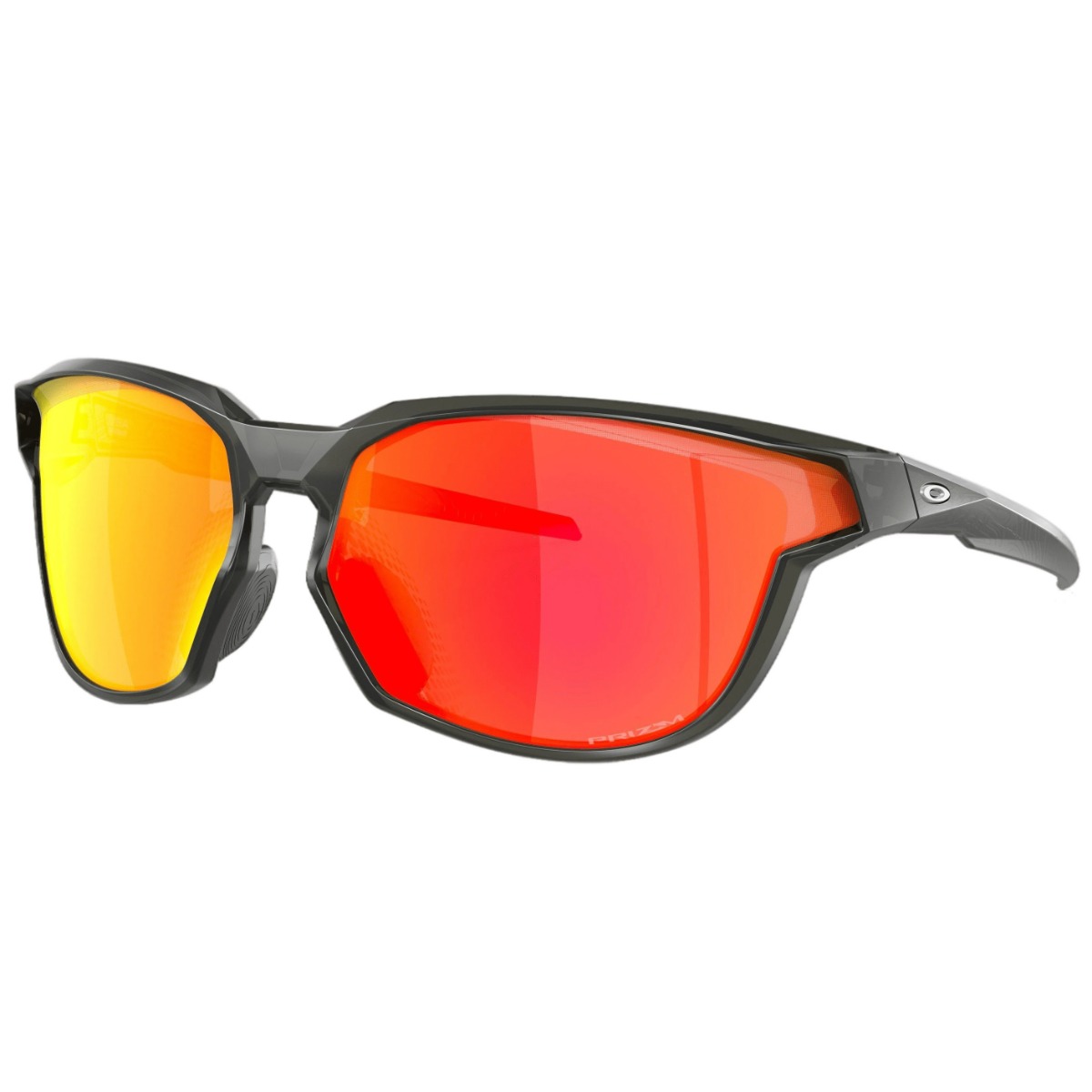 Ochelari de soare Oakley Kaast Matte Grey Smoke / Prizm Ruby