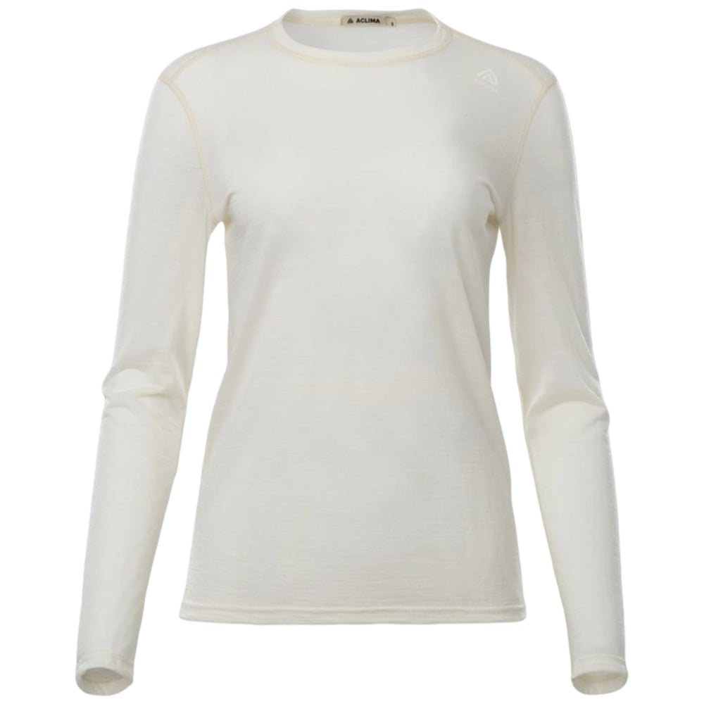 Bluza de corp merino dama Aclima LightWool-Alb-S