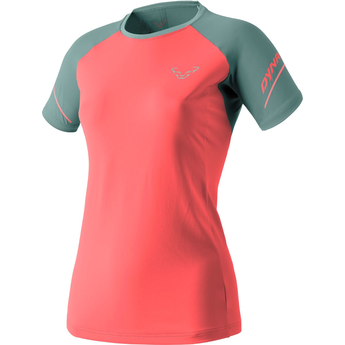 Tricou alergare dama Dynafit Alpine Pro-Corai/Albastru-44/38