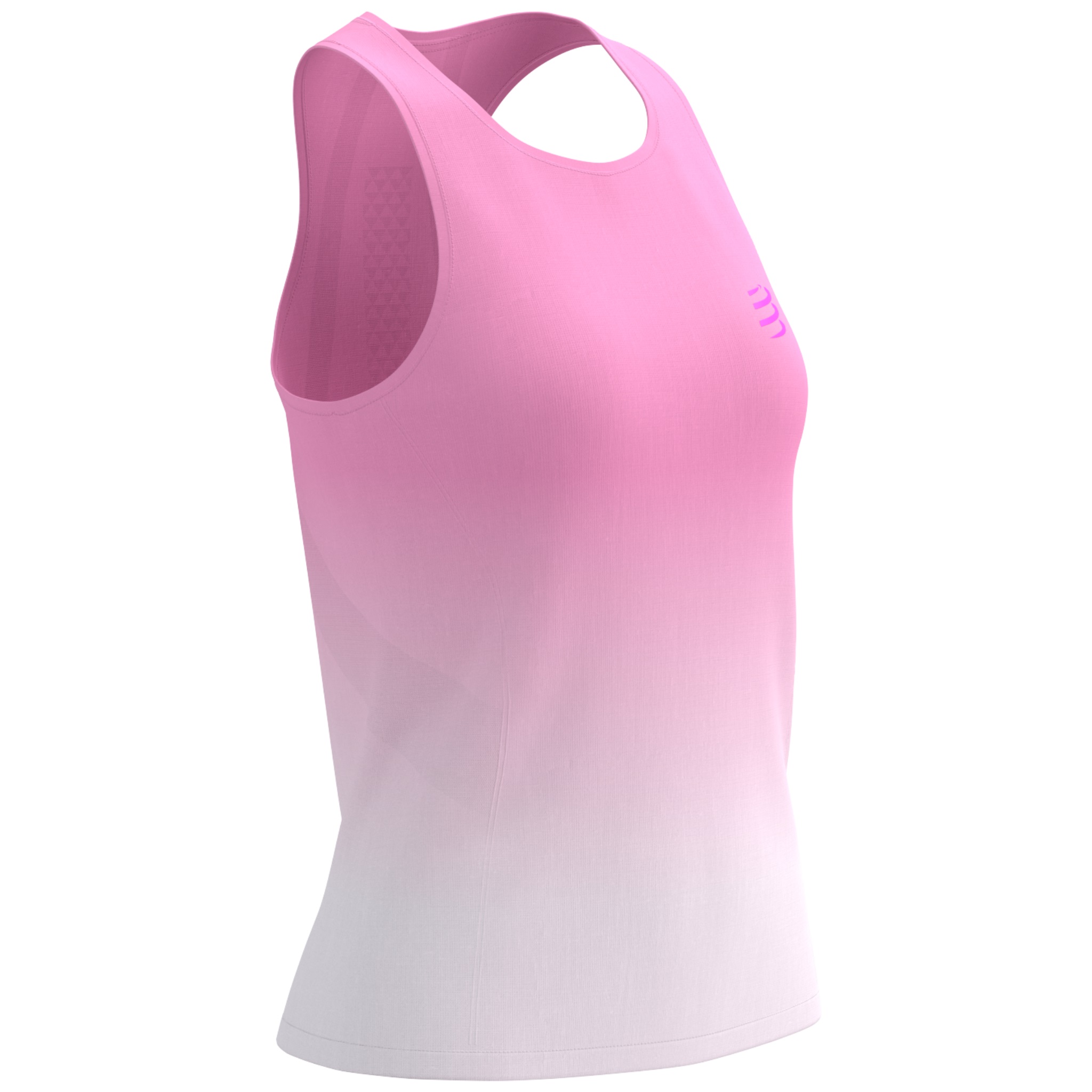 Maiou alergare dama Compressport Performance SS 2026-Roz/Alb-XS