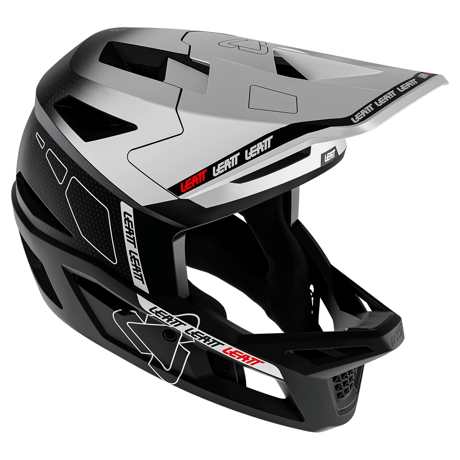 Casca Leatt Mtb Gravity 6.0 Carbon White