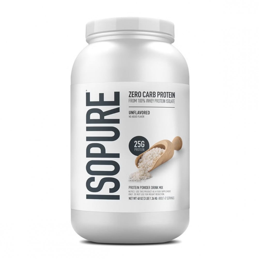 Proteina Izolata din Zer fara Carbohidrati Isopure Zero Carb fara Aroma, 1360g