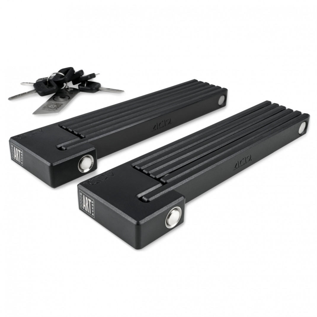 Antifurt Acid Folding Rigid 100 Pure Twin Pack Black