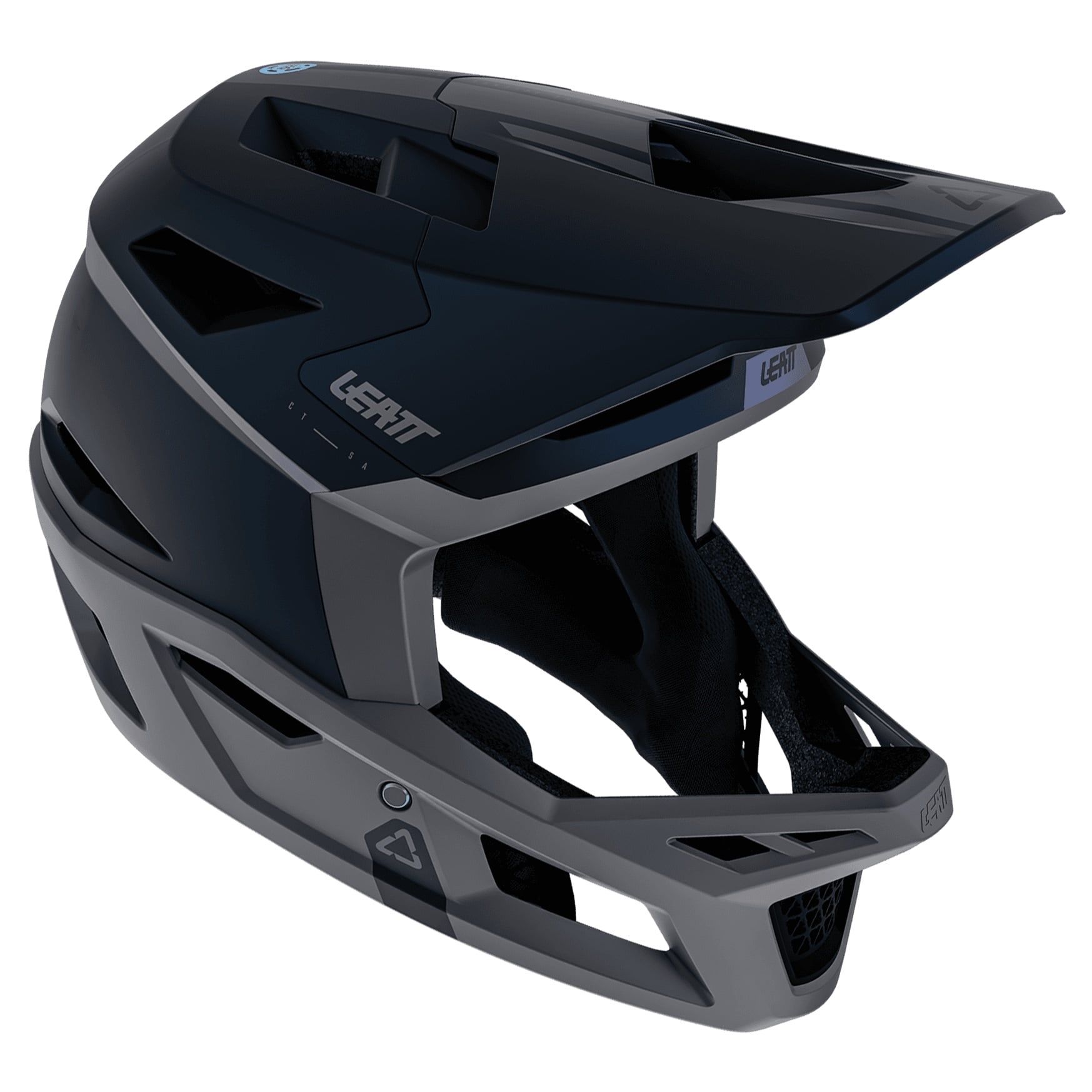 Casca Leatt Mtb Gravity 4.0 Stealth Black/Grey