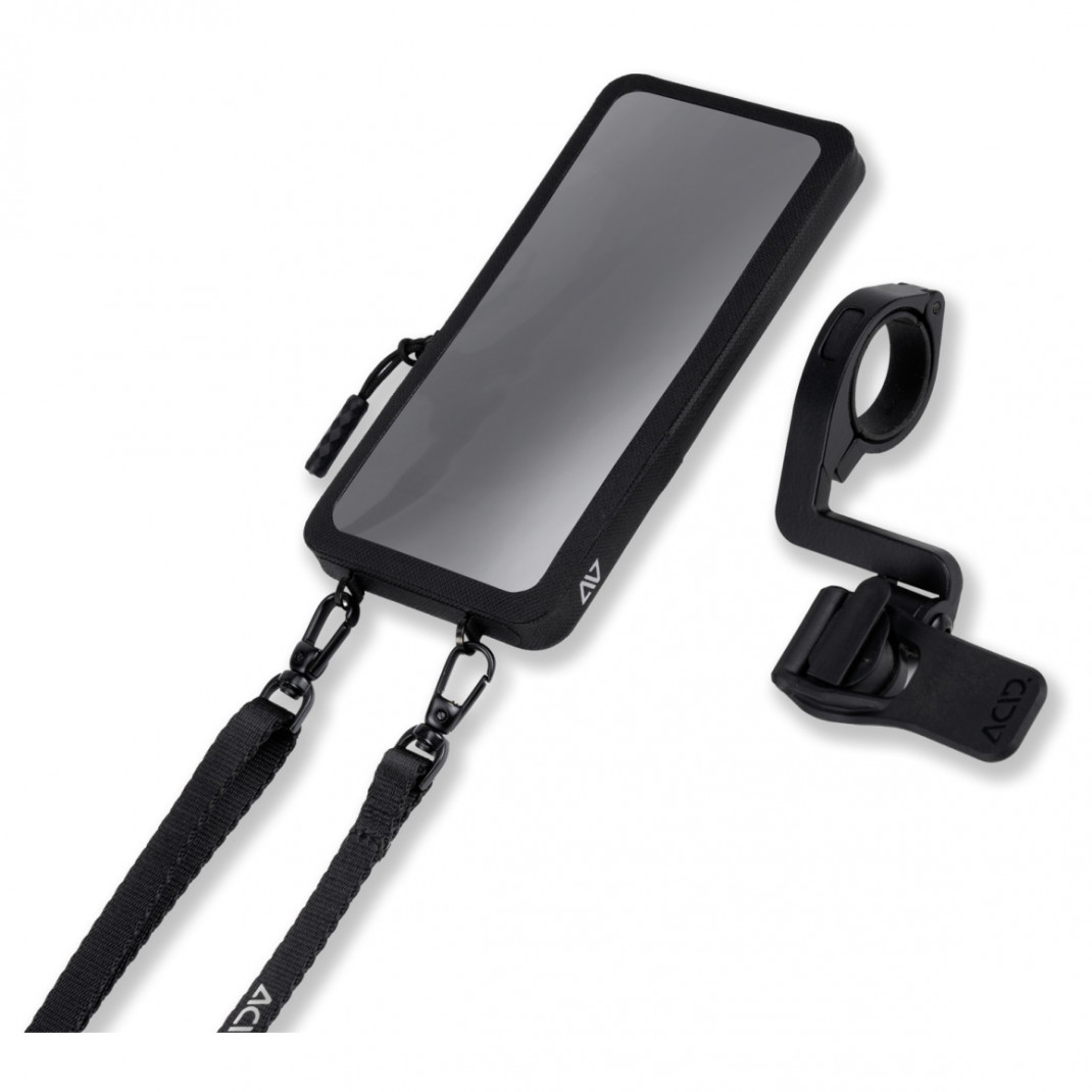 Husa Suport Telefon Acid Mobile Phone Case Pro Black L