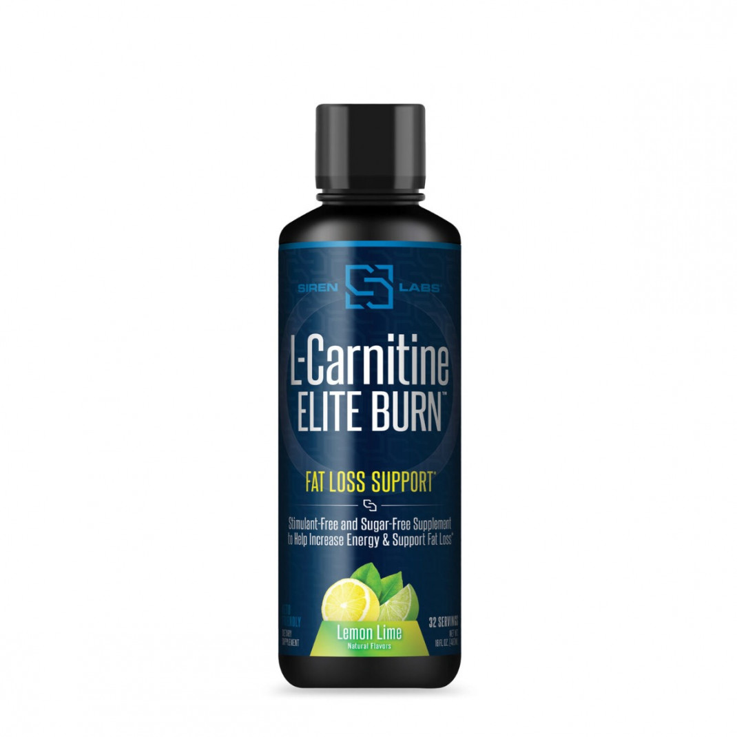 L-carnitina Lichida Sirenlabs L-carnitine Elite Burn cu Aroma de Lamaie si Lime 480 Ml
