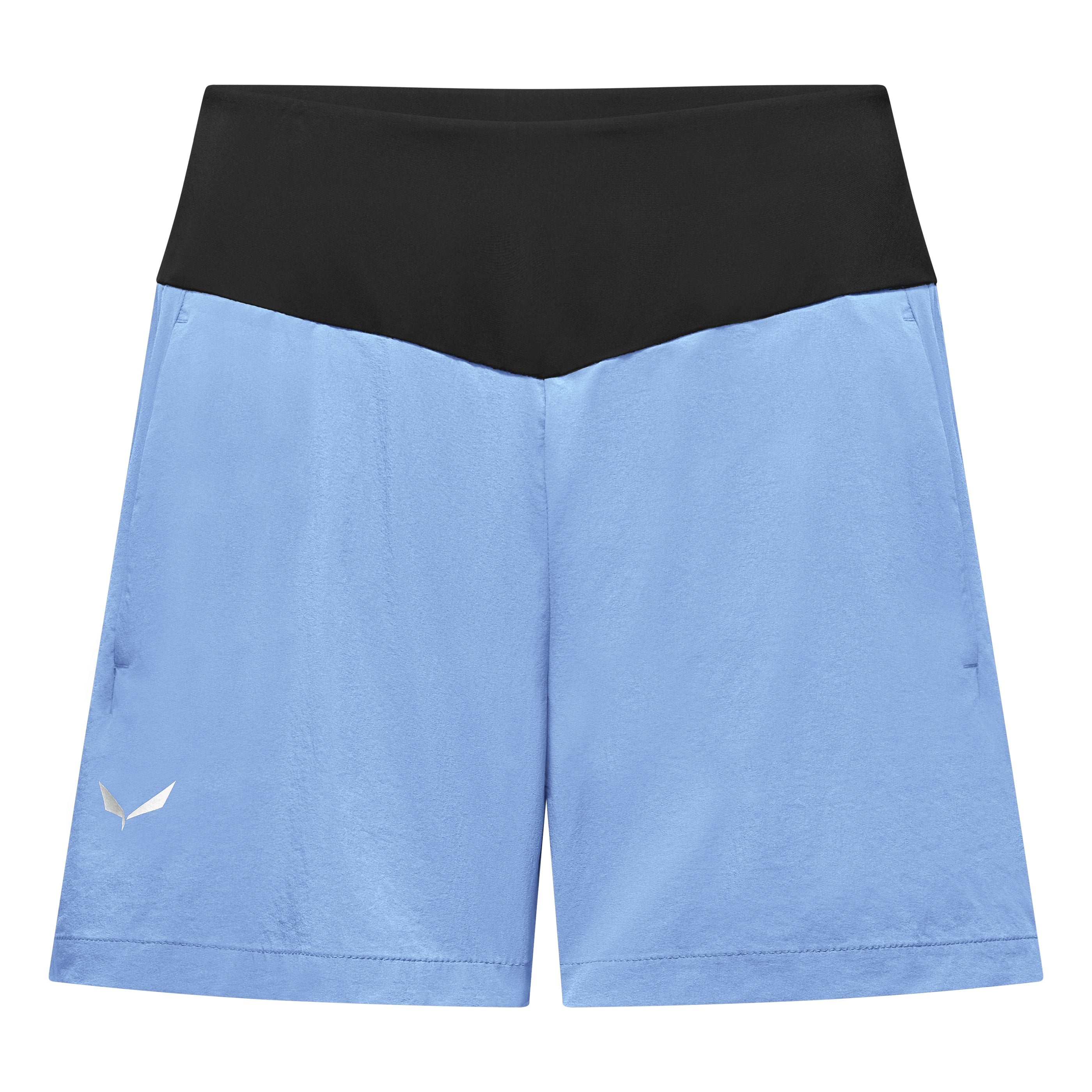 Pantaloni scurti trekking dama Salewa Pedroc Durastretch Light-Bleu/Negru-40/34