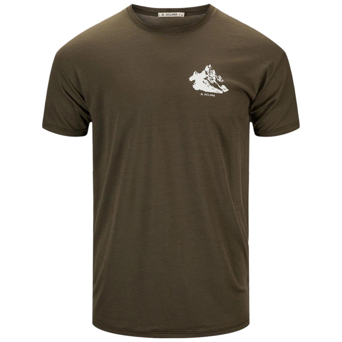 Tricou merino barbati Aclima LightWool 140 Classic Mountain