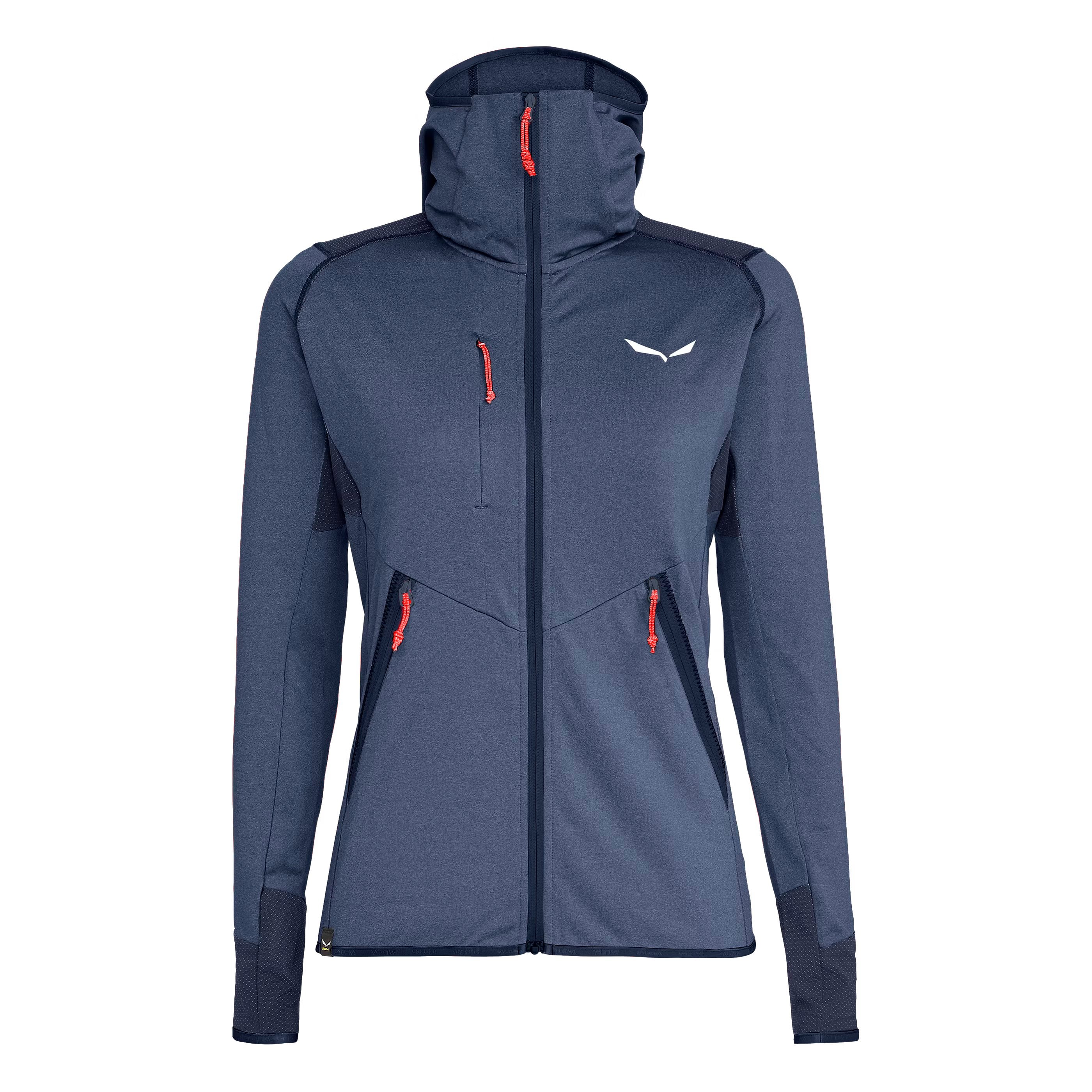 Fleece trekking dama Salewa Agner Hybrid Polarlite Durastretch-Bleumarin-40/34