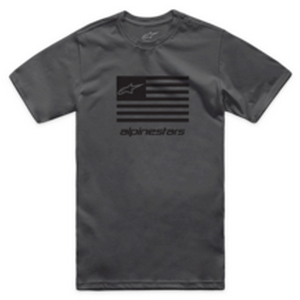 Tricou Alpinestars Flag Csf Tee Charcoal/Black-XL