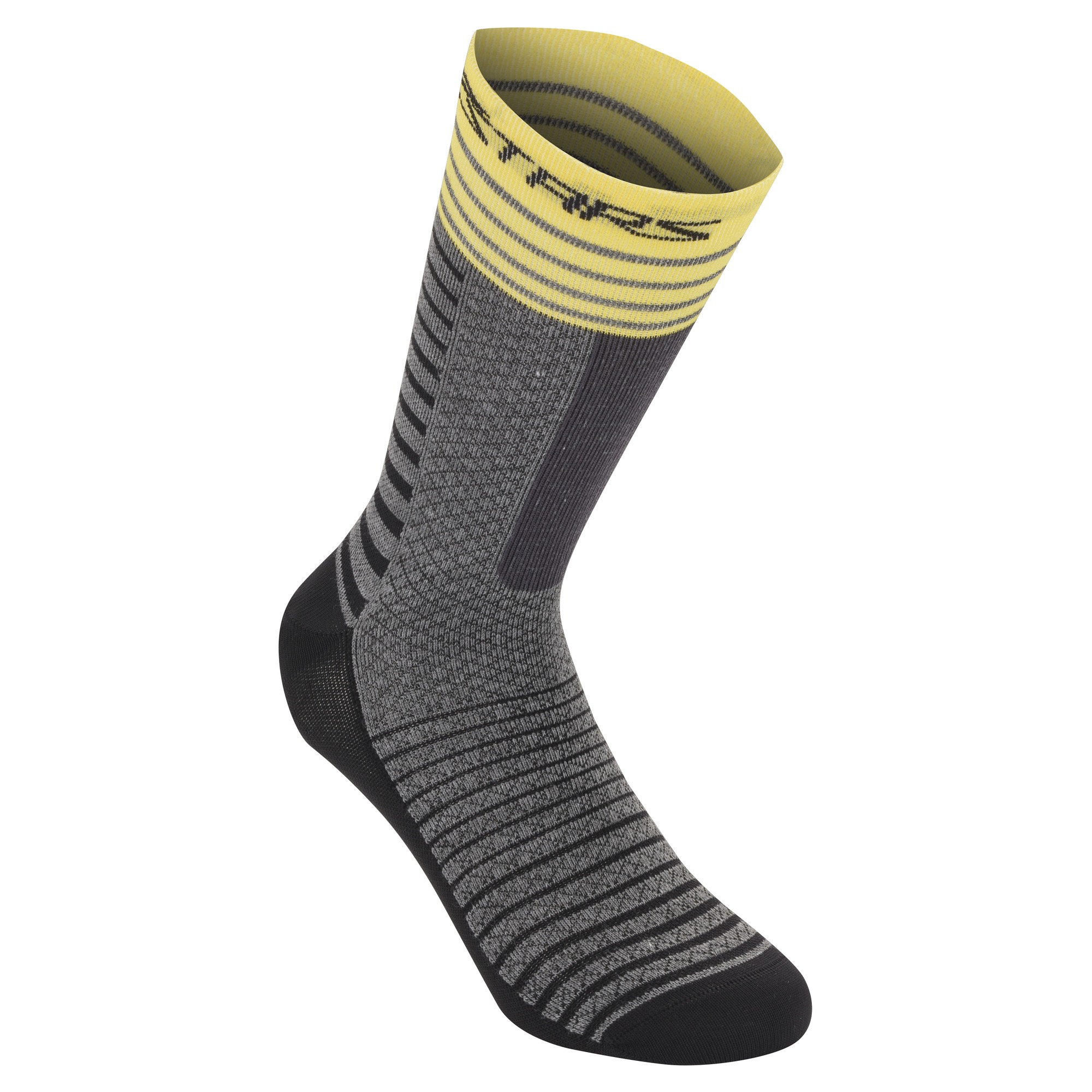 Sosete Alpinestars Drop Socks 19 Mid Gray Yellow-S