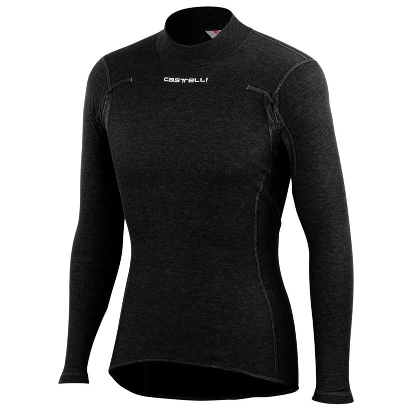 Bluza De Corp Cu Maneca Lunga Castelli Flanders Warm Ls Negru-M