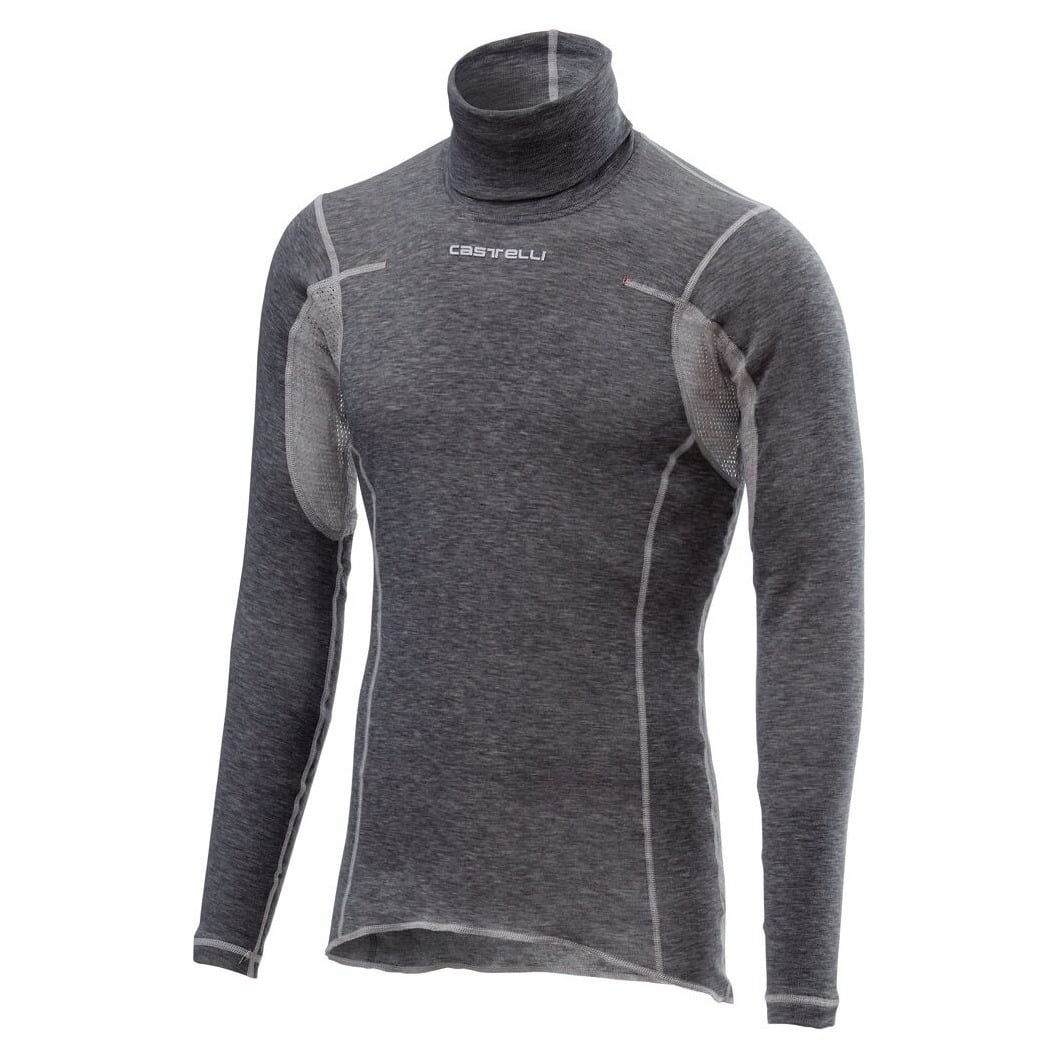 Bluza De Corp Castelli Flanders Neck Warm Gri-XS