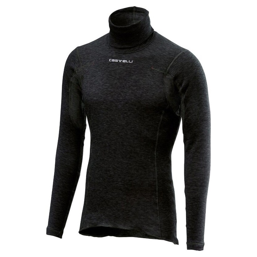 Bluza De Corp Cu Guler Castelli Flanders Neck Warm Negru-M