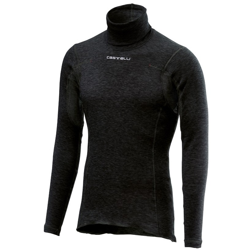 Bluza De Corp Cu Guler Castelli Flanders Neck Warm Negru S