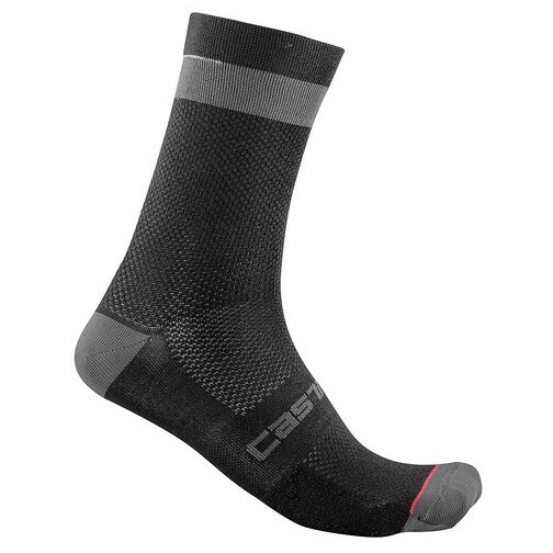 Sosete Castelli Alpha 18 Negru/Antracit-S/M