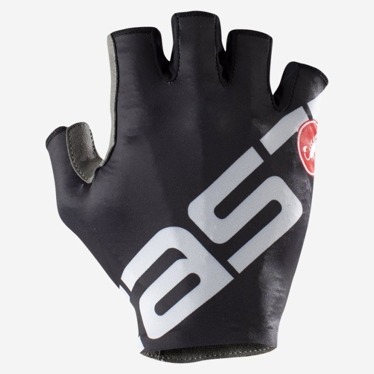 Manusi Castelli Competizione 2 Negru/Alb Xs