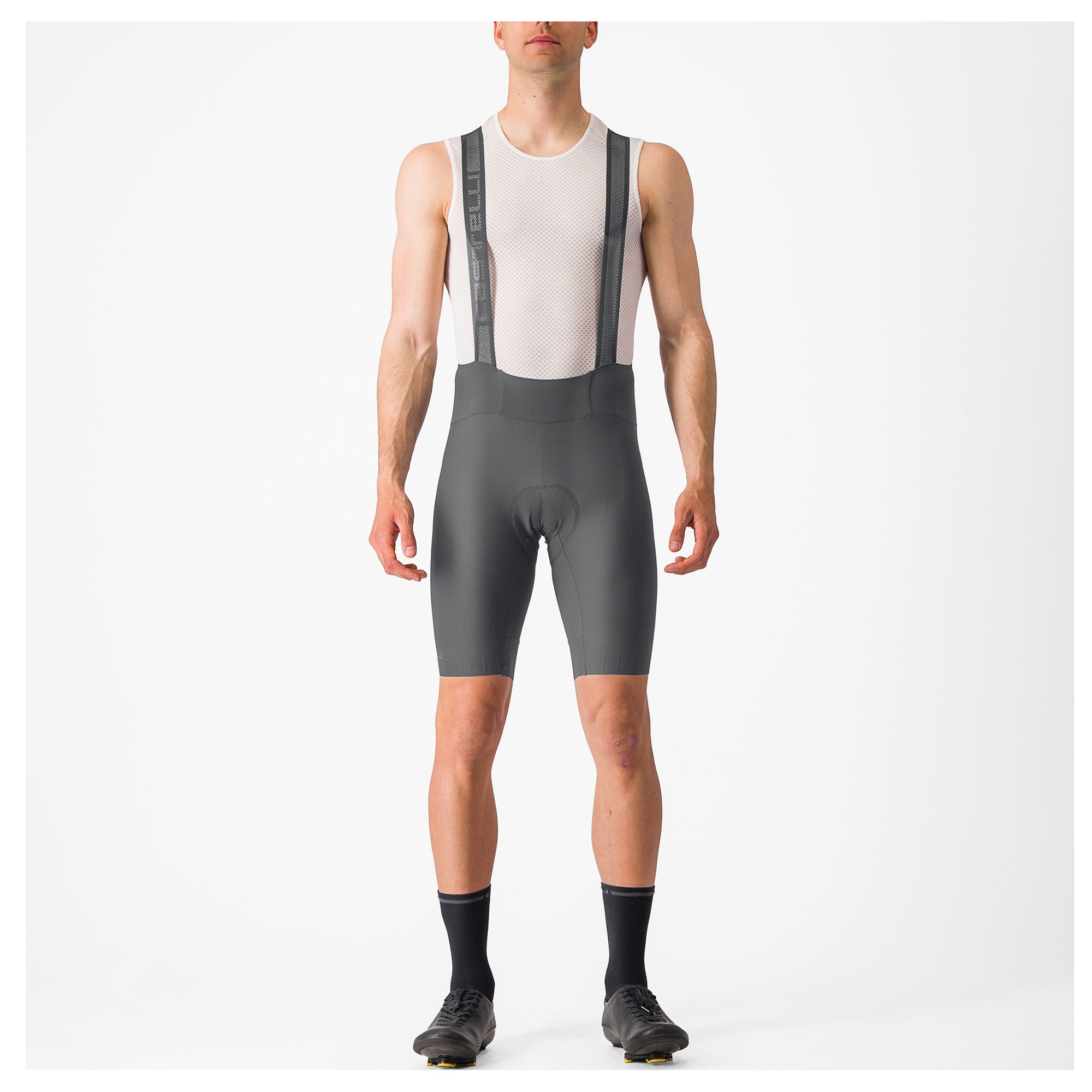 Pantaloni Castelli Espresso Gri Gunmetal-M