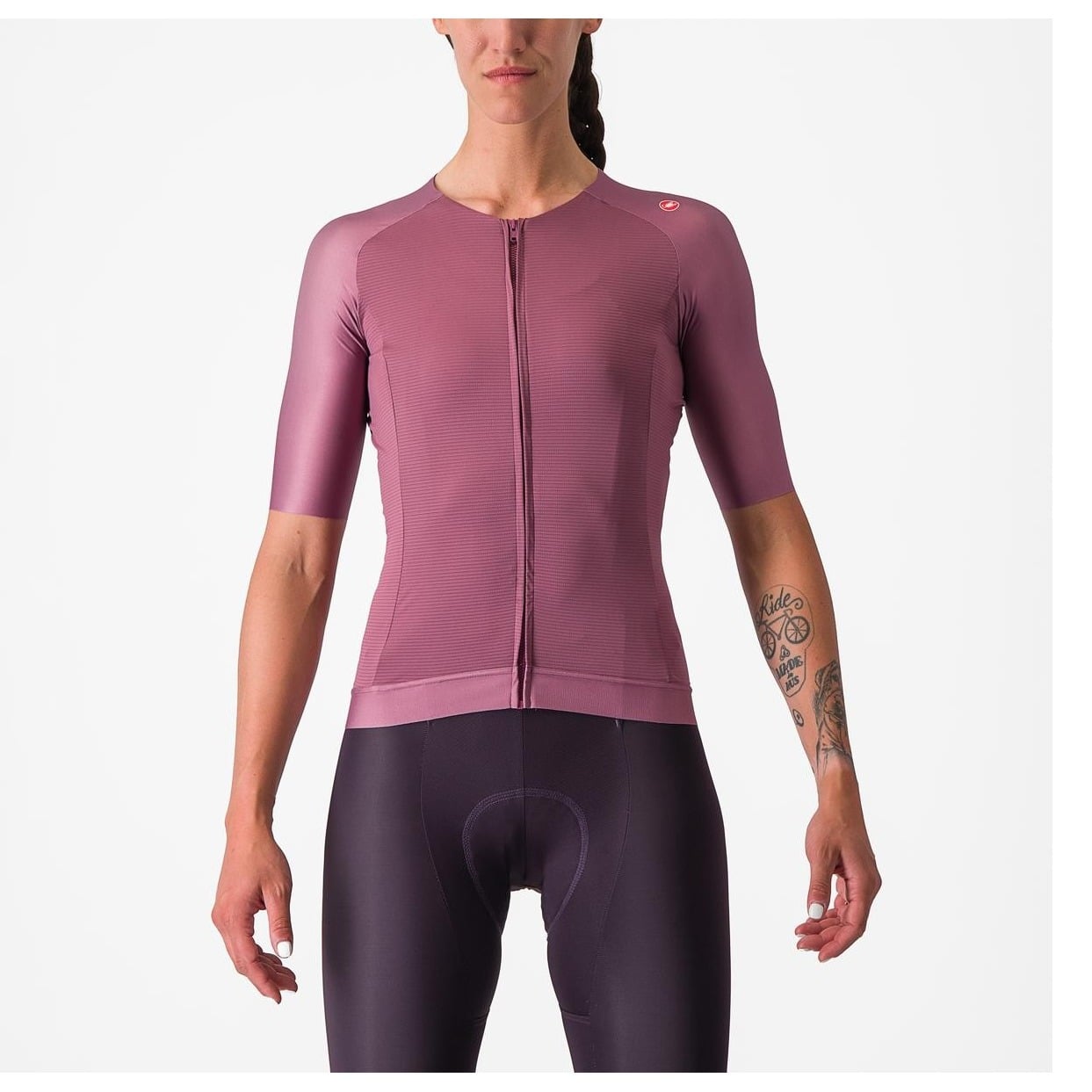 Tricou Cu Maneca Scurta Castelli Aero Pro 7.0 W De Dama Mov-XS