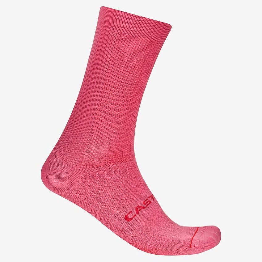 Sosete Castelli Espresso 18 Unisex Roz Giro-35-39