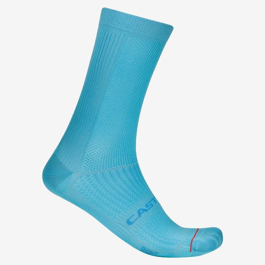 Sosete Castelli Espresso 18 Unisex Albastru Neon-40-43