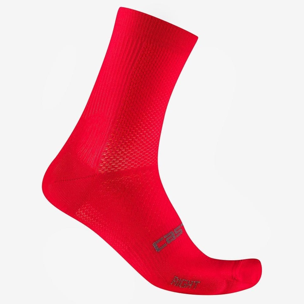 Sosete Castelli Espresso 2 W 12 Rosu Hibiscus-S/M