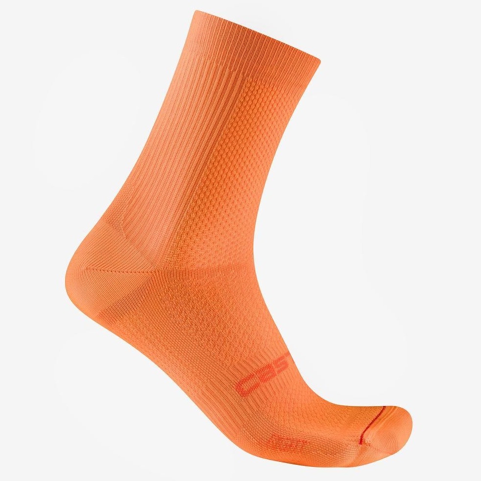 Sosete Castelli Espresso 2 W 12 Portocaliu Aprins-L/XL