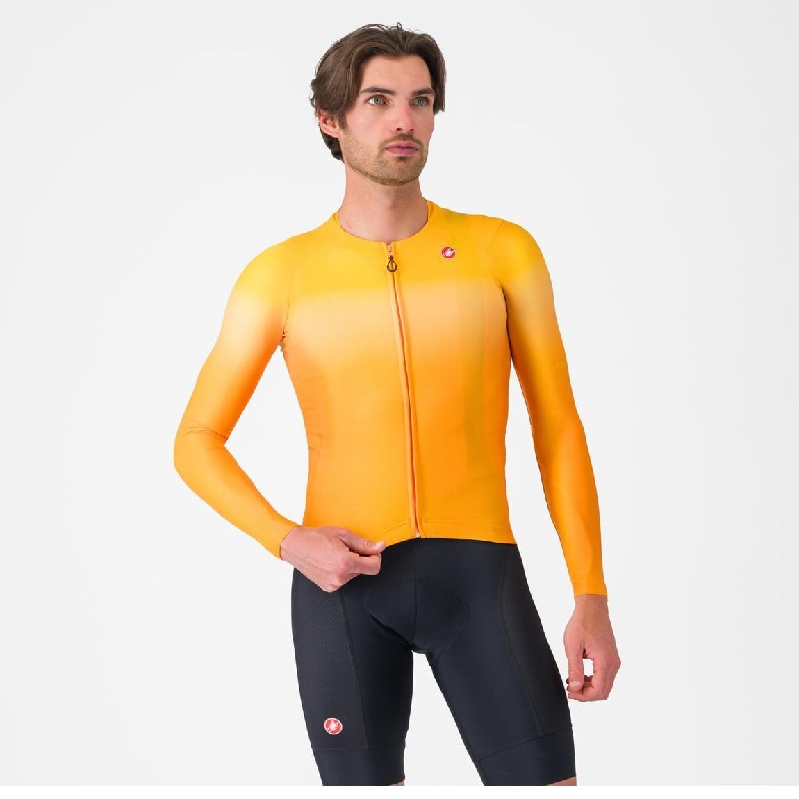 Bluza Castelli Upf Ls Portocaliu Aprins-S