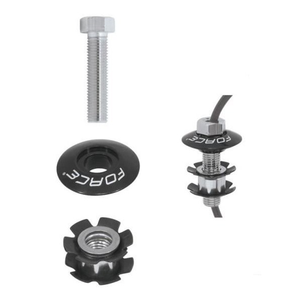 Capac Si Floare Cuvete Force 1.1/8 Bmx Alb Alb