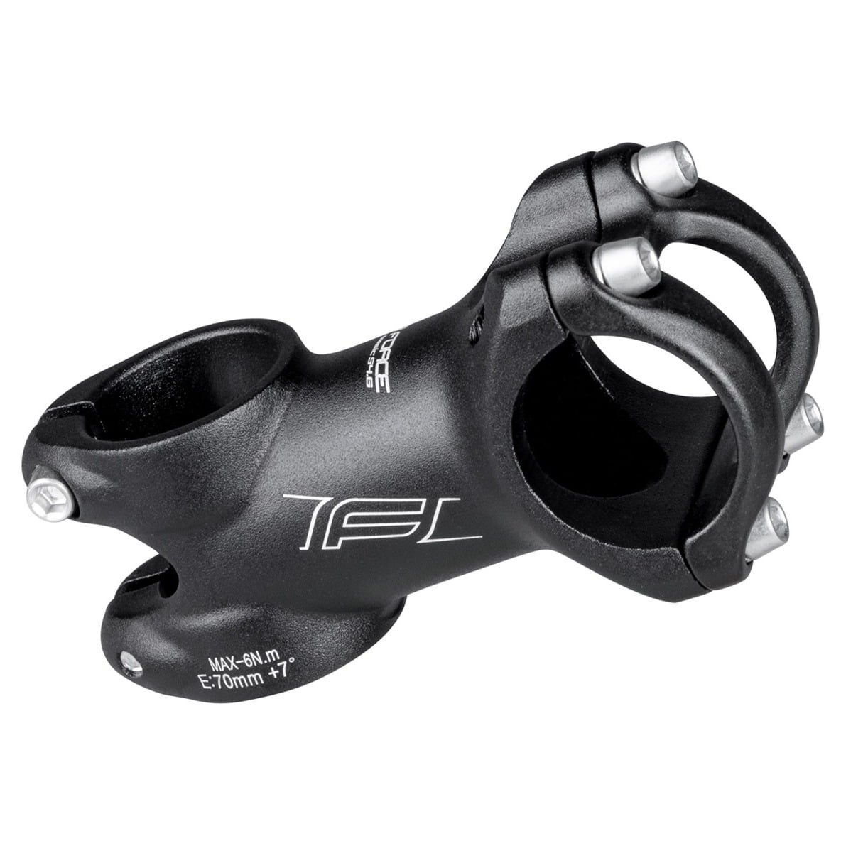 PIPA FORCE BASIC S4.6 25.4/100MM AL NEGRU MAT